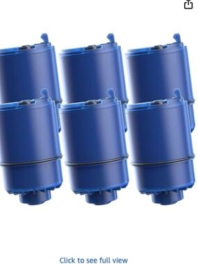 Pack of 6 unused filters for PUR Faucet Filter Replacement